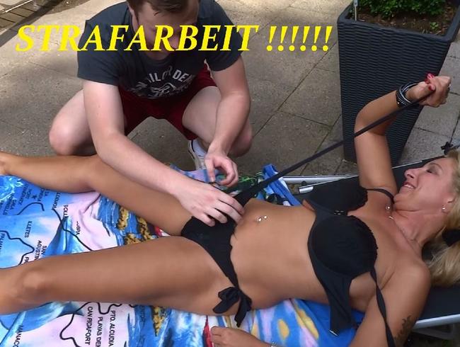 BiJenny Porno Video: STRAFARBEIT!!!!!